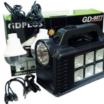 Kit solar GD-8077 cu lampa multifunctionala, GAVE