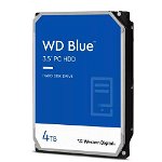 HDD Western Digital Blue 4TB, 5400rpm, 256MB cache, SATA-III, 3.5inch, Western Digital