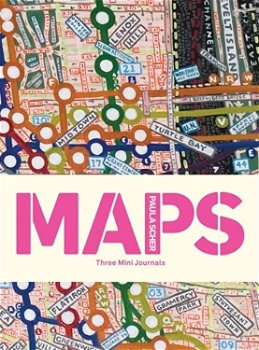 Paula Scher Maps 3 Mini Journals: A Journal