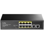 switch 8 porturi poe, 2 porturi uplink, 10/100mbps, fs1010p cudy, CUDY