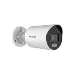 Camera supraveghere IP exterior Hikvision ColorVu Smart Hybrid Light DS-2CD2047G2H-LIU/SL(EF), 4 MP, 2.8 mm, IR/lumina alba 40 m, slot card, microfon si difuzor, PoE, HikVision