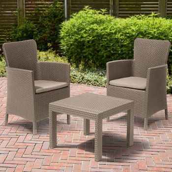 Set mobilier gradina cappuccino Keter Salvador, Keter