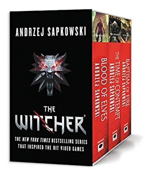 The Witcher Boxed Set: Blood of Elves, the Time of Contempt, Baptism of Fire, Paperback - Andrzej Sapkowski