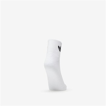 adidas Mid Ankle Socks 3-Pack White/ White/ Black, adidas Originals