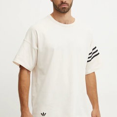 adidas Originals tricou din bumbac Neuclassics Tee barbati, culoarea bej, cu imprimeu, JF9139, adidas Originals