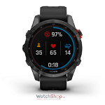 Smartwatch Garmin Fenix 7S Solar, 42 mm, Slate Gray/Black