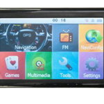 Sistem de navigatie GPS PNI S508, Touchscreen 5", 800 MHz, 256M DDR3, 8GB, FM transmitter (Negru)