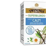 Twinings Superblends Calm infuzie ceai plante si vanilie 18 plicuri, Twinings