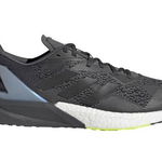 adidas Sportswear, Pantofi sport cu insertii din plasa X9000L3, Gri, Alb optic, 9.5