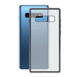 Husă pentru Mobil Samsung Galaxy S10 KSIX Flex Metal TPU Transparent Gri Metalizat, KSIX