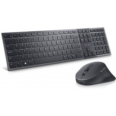 Tastatura Dell Premier Collaboration KM900 USB Wireless/Bluetooth Layout US + Mouse Optic USB Wireless/Bluetooth Graphite