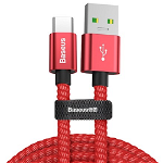 Cablu Type-C Baseus Double Fast Charging Red