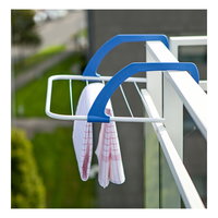 Uscator de rufe, 33 x 50 x 13 cm, metal/plastic, Alb