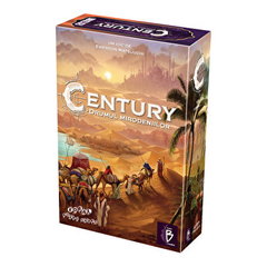 Joc de Societate Century -Drumul Mirodeniilor idealSTORE 5 Carti Caravana, 10 Carti Initiale, 36 Carti cu Puncte, 43 Carti Comerciale, 105 Cuburi de lemn, 4 Boluri, 20 Monede Metalice