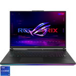 Laptop Gaming Asus ROG Strix SCAR 18 G834JZ, Intel Core i9-13980HX, 18 inch QHD+, 64GB RAM, 1TB SSD, nVidia RTX 4080 12GB, Free DOS, Negru