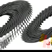 Cablu video si alimentare PNI CCTV 40M pentru camera de supraveghere 40m si sticky Pad Blue inclus