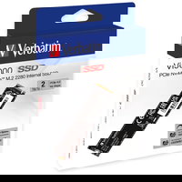 Solid-State Drive (SSD) VERBATIM Vi5000 PCIE4 NVME M.2 SSD 2TB