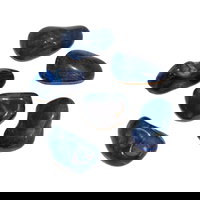 Agat albastru rulat 20-25mm, StoneMania Bijou