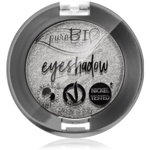 puroBIO Cosmetics Compact Eyeshadows fard ochi culoare 23 Silver 2,5 g, puroBIO Cosmetics