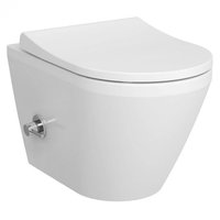 Vas WC suspendat rimless 54cm robinet bideu integrata 54cm, alb   7041B003-1584, Vitra