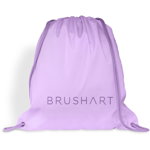 BrushArt Accessories Gym sack lilac sac cu șnur Lilac 34x39 cm, BrushArt