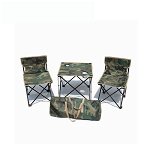 Set masa si scaune pliabile pentru camping, picnic sau plaja, Tenq.ro