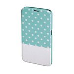 Husa Booklet Lovely Dots Samsung Galaxy S6, Verde/Alb, Hama