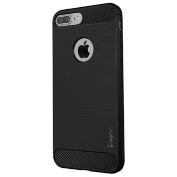 Husa iphone 7 plus ipaky fiber negru, iPaky