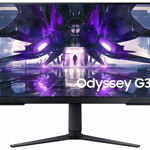 Monitor Gaming LED VA SAMSUNG Odyssey G3 LS27AG320NUXEN, 27", Full HD, 165Hz, AMD FreeSync Premium, negru