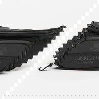 Pepe Jeans London, Borseta cu logo Bromley, Negru