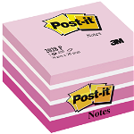 Notite adezive 3M Post-it®, cub, 450 file, Roz