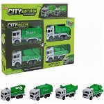 Set 4 camioane de gunoi City Sanitation