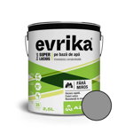 Email acrilic Evrika S8528, pentru lemn interior/exterior, pe baza de apa, gri, 2.5 L, Evrika