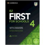 B2 First for Schools 4 Students Book with Answers with Audio with Resource Bank, Cambridge University Press