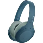 Casti Over the Ear Sony WH-H910NL, Wireless, Bluetooth, Noise cancelling, Microfon, Autonomie 35 ore, Albastru