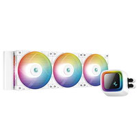Deepcool Cooler CPU DeepCool LS720 SE WH, 3x vent. 120mm, 2250 rpm, iluminare RGB, Alb, Deepcool