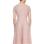 Imbracaminte Femei SLNY Tea Length Sequin Lace Dress FADED ROSE