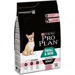 PURINA Pro Plan Sensitive Skin Adult S, Somon, hrană uscată câini, piele și blană, 700g, Purina Pro Plan