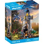 Jucarie 71483 Novelmore Knight's Tower with Blacksmith and Dragon, construction toy, PLAYMOBIL