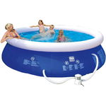 Piscina Gonflabila Happy People Quick Up cu Pompa de Filtrare a apei, 360 x 76 cm, Happy People