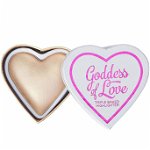 Iluminator I Heart Revolution Blushing Hearts Golden Gooddess, 10 g
