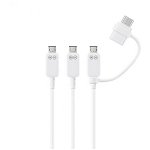 Samsung Multi Charging Cable White (3 MicroUSB/1 MicroUSB Connector (USB Type-C to Micro USB)) EP-MN930GWEGWW