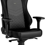 Scaun gaming NobleChairs HERO Real Leather Black