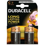 Baterii alcaline R14 C Duracell Basic 1 5V blister 2 baterii