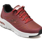 Pantofi sport SKECHERS visinii, ARCH FIT, din material textil