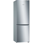 Combina frigorifica Bosch KGN33NL206, 279 L, NoFrost, Clasa F (Argintiu), BOSCH