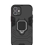 Husa de protectie, Ring Armor Case, pentru iPhone 12 Mini, Negru