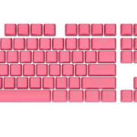 Kit taste pentru tastatura mecanica Corsair PBT DOUBLE-SHOT PRO Rogue Pink, 104 taste (Roz), Corsair
