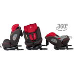 Scaun auto rotativ cu Isofix Coccolle Nova, Rosu, 0 - 36 Kg