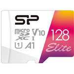 Card de memorie Silicon Power Elite microSDXC, 128 GB, UHS-I, A1, V10, Silicon Power